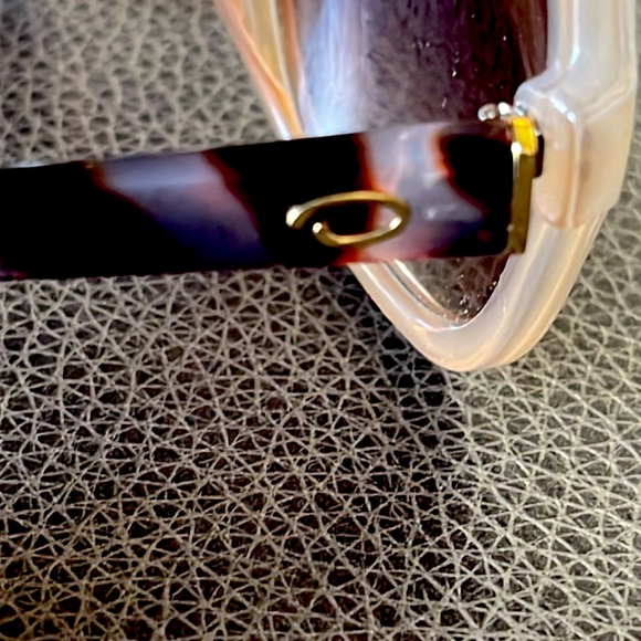 NWOT - OSCAR De La Renta Women Sunglasses Print Frames Bro Lenses - Picture 4 of 4